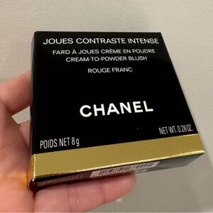 Brand new Chanel JOUES CONTRASTE INTENSE Cream to Powder Blush Rouge Franc